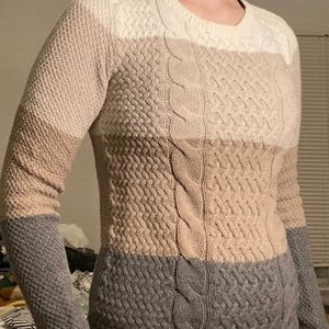 Gradient sweater
